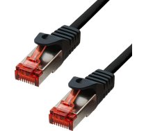 ProXtend ProXtend F/UTP CAT6 LSZH AWG 26 CU Black 10M ( 6FUTP 10B 6FUTP 10B 6FUTP 10B ) tīkla kabelis