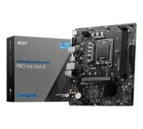 Motherboard PRO H610M-E s1700 2DDR5 HDMI M.2 mATX ( PRO H610M E ) pamatplate mātesplate