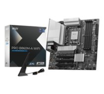 MSI PRO B860M-A WIFI Processor Socket LGA1851 Socket Chipset Type INTEL B860 Supported RAM Technology DDR5 4711377286565 ( PRO B860M A WIFI ) pamatplate mātesplate