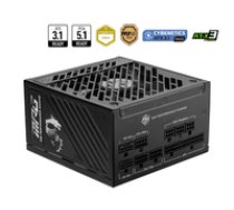 MSI MPG A1250GS 1250W PCIE5 80+ Gold power supply (306-7ZPFX11-CE0) ( 306 7ZPFX11 CE0 4711377243766 MPG A1250GS PCIE5 ) Barošanas bloks PSU