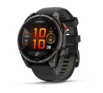 fenix 8 Pro - 47 mm AMOLED Sapphire Carbon grey DLC titanium with Black/pebble grey silicone band 753759350918 ( 010 03198 01 ) Viedais pulkstenis smartwatch