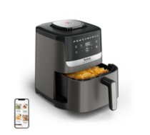 Tefal Easy Fry Silence EY551HE0 fryer Single 5 L Stand-alone Hot air fryer Black Grey Stainless steel ( EY551HE0 ) Fritēšanas iekārta