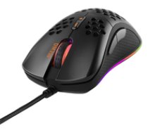 Pelė DELTACO GAMING su laidu 6400 DPI RGB USB juoda / GAM-108 ( GAM 108 ) Datora pele