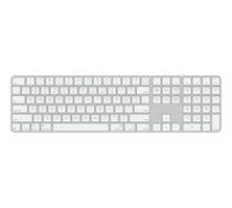 Magic Keyboard with Touch ID and Numeric Keypad for Mac models with Apple silicon - US English - White Keys ( MXK73LB/A ) Datora pele