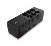 CONCEPTRONIC ZEUS USV 850VA 490W Schuko DC Start/LAN sw ( ZEUS09E 4015867235430 463625 ) nepārtrauktas barošanas avots UPS