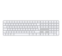 Apple Magic Keyboard with Touch ID and Numeric Keypad Keyboard Wireless Swedish White 195949655036 ( MXK73S/A ) klaviatūra