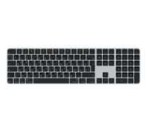 Apple Magic Keyboard with Touch ID and Numeric Keypad Keyboard Wireless RU Bluetooth Black 195949655708 ( MXK83RS/A ) klaviatūra