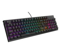 GAMING KEYBOARD GENESIS THOR 303 DE RGB BACKLIGHT MECHANICAL BROWN SWITCH BLACK HOT SWAP ( NKG 2178 ) klaviatūra