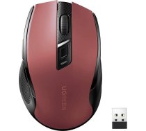 UGREEN MU006 Wireless Mouse 4000DPI Red ( 6941876227525 25752 ) Datora pele
