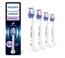 Philips Sonicare S2 Sensitive zobu birstes uzgalis 4 gab HX6054/87 ( HX6054/87 PHIHX605487 ) mutes higiēnai