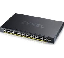 ZYXEL XGS1935-52HP 52 PORT LITE-L3 SMART MANAGED POE SWITCH 48X GIGABIT POE AND 4X 10G SFP+ HYBRID MODE STANDALONE OR NEBULAFLEX CLOUD ( XGS1935 52HP EU0101F 4718937636419 XGS1935-52HP-EUF ) komutators