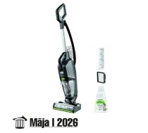 Bissell CrossWave HydroSteam PET Select Upright vacuum AC Drywet Bagless 0 L 1100 W Grey ( 3527N ) Putekļu sūcējs
