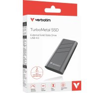 Verbatim TurboMetal SSD USB4 2TB ( 428876 32022 14688197 ) Ārējais cietais disks