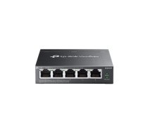 TP-Link Omada ES205G Managed Gigabit Ethernet (10/100/1000) Power over Ethernet (PoE) Black ( ES205GP 8885020620931 ES205GP(UN) ) komutators