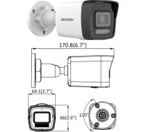 Kamera IP Hikvision Kamera IP HIKVISION DS-2CD1043G2-LIU(2.8mm) ( DS 2CD1043G2 LIU(2.8mm) 311322028 311327287 DS-2CD1043G2-LIU(2.8mm) PL ) novērošanas kamera
