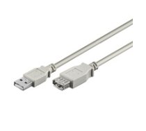 Goobay USB-A - USB-A Cable 0.6 m White (68624) ( 4040849686245 ) USB kabelis