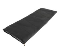Easy Camp Starling Square Black 10 degrees C Sleeping Bag 190 x 75 cm 5 to 15 degrees C One-way L-shaped ( 240198 ) guļammaiss