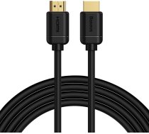 Baseus Kabelis HDMI-HDMI kontakti 3.0m (HDMI 2.0) melns 4K 60Hz ( 6953156222533 60577-uniw BSU1577BLK CAKGQ-C01 ) kabelis video audio