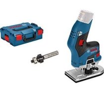 Bosch cordless edge router GKF 12V 8 Professional solo 18 Volt milling machine (blue / black L-BOXX without battery and charger) ( 06016B0001 0 601 6B0 001 )