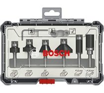 Bosch cutter set 6 pcs Trim Edging 6mm - 2607017468 shank ( 2607017468 2 607 017 468 3165140957991 ) frēzes
