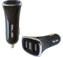 Car charger 3xUSB 4A black ( Beli0015 Beli0015 ) iekārtas lādētājs