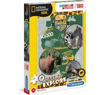 Clementoni Puzzle 180 elementow National Kids Wildlife Expedition GXP-725406 (8005125292073) ( JOINEDIT22254704 ) puzle puzzle