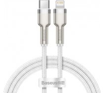 USB-C cable to Lightning Baseus Cafule  White  Power Delivery  20W  1m (white) ( CATLJK A02 CATLJK A02 ) USB kabelis
