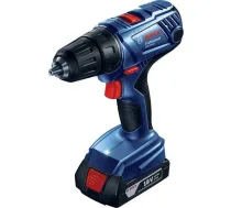 Bosch cordless drill driver GSR 18V-21 Professional solo 18Volt (blue / black L-BOXX 2x Li-ion battery 2.0Ah) ( 06019H1008 0 601 9H1 008 )