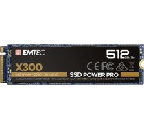 SSD 512GB EMTEC M.2 PCIE X300 NVME M2 22 80 ( ECSSD512GX300 3126170170750 ) SSD disks