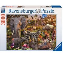 Ravensburger 3000 Afrykanskie zwierzeta - 170371 170371 (4005556170371) ( JOINEDIT20889877 ) puzle  puzzle