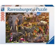 Ravensburger 3000 Afrykanskie zwierzeta - 170371 170371 (4005556170371) ( JOINEDIT20889877 ) puzle puzzle