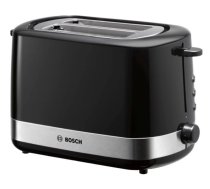 Bosch TAT7403 toaster 2 slice(s) 800 W Black  Stainless steel ( TAT7403 TAT7403 TAT7403 ) Tosteris