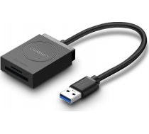 Ugreen 20250 card reader USB 3.2 Gen 1 (3.1 Gen 1) Black ( 6957303894178 16099 [12325113] 20250B 6957303822508 6957303894178 ) karšu lasītājs