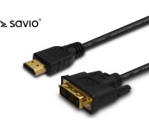 Savio CL-139 video cable adapter 1.8 m DVI-A HDMI Type A (Standard) Black ( cl 139 cl 139 cl 139 )