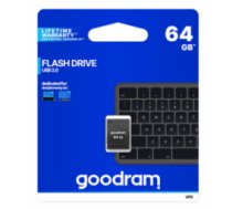 Goodram UPI2 USB flash drive 64 GB USB Type-A 2.0 Black ( UPI2 0640K0R11 ) USB Flash atmiņa