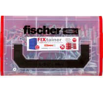 Fischer FIXtainer -DUOPOWER plus screw - dowel - light gray / red - 210 pieces ( 535969 535969 )