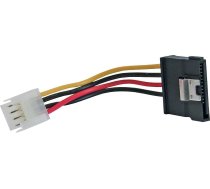 InLine InLine Kabel zasilacza SATA 3 5 "do 15 Pin SATA z zatrzaskiem 0 15m ( 29660B 29660B 29660B ) kabelis datoram