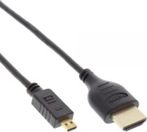 Kabel InLine HDMI Micro - HDMI 0.3m czarny (17533D) ( 17533D 17533D 17533D ) kabelis video  audio