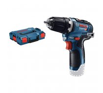 Bosch cordless drill GSR 12V-35 Solo Professional 12V (blue / black without battery and charger L-BOXX) ( 06019H8001 0 601 9H8 001 3165140953702 )
