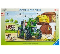 Ravensburger Puzzle 15 - Farm Tractor (060443) ( 4005556060443 ) puzle puzzle