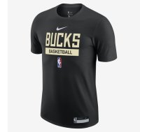 Nike Nba Milwaukee Bucks Practice Dri-Fit Marškinėliai - Izmērs S (DR6474-010 T-krekls)