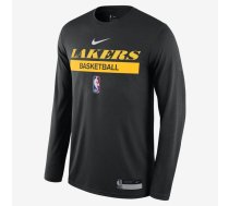 Nike Nba Los Angeles Lakers Practice Dri-Fit Marškinėliai Ilgomis Rankovėmis - Izmērs M (DR6523-010 T-krekls)