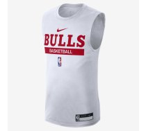 Nike Nba Chicago Bulls Basketball Sleeveless Dri-Fit Marškinėliai - Izmērs M (DR6757-100 T-krekls)