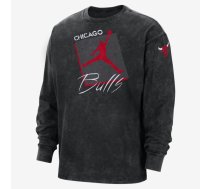 Jordan NBA Chicago Bulls Courtside Statement Edition Max90 LS krepšinio T-Shirt - Izmērs XL (DV5739-010 T-krekls)