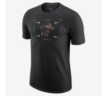 Nike Nba Miami Heat Marškinėliai - Izmērs XL (DZ0278-010 T-krekls)