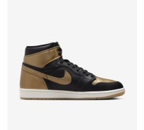 Air Jordan 1 Retro High OG Black/Metallic Gold-Sail - Izmērs 36 (DZ5485-071 Brīvā laika apavi)