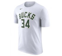 Nike Nba Milwaukee Bucks Giannis Antetokounmpo Marškinėliai - Izmērs S (CV8534-108 T-krekls)