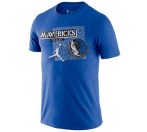 Jordan Nba Dallas Mavericks Dri-Fit Essential Statement Marškinėliai - Izmērs XS (DA6614-480 T-krekls)