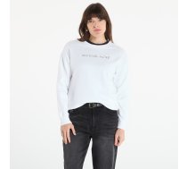 Michael Kors Mk Shdw Embssed Logo Crew White - Izmērs S (MR651Z64MY 100 Džemperi)