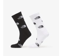 The North Face Everyday Crew Sock Logo 2-Pack TNF Black/ TNF White/ Outlet C - Izmērs XS (NF0A8BRBKY41 Zeķes)